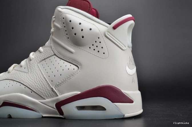 Maroon Air Jordan Retro white 384664-116 6 0905